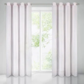Perdea delicată și aerisită pentru cercuri în roz 140 x 250 cm
