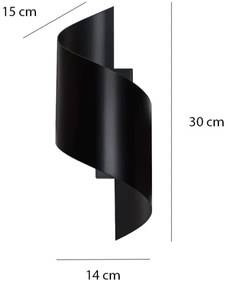 Aplică SPINER 1xG9/8W/230V negru