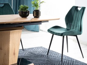 Scaun de sufragerie Althea (verde + Negru). 1049875