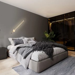 Aplică LED de exterior MAXLIGHT W0297 SPIDER LED/8,4W/230V IP44 auriu