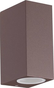 Ideal Lux - Aplică de exterior UP 2xG9/15W/230V IP44 maro