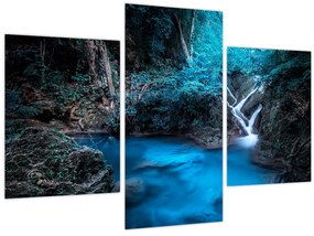 Tablou - Noaptea magică în pădurea tropicală (90x60 cm)