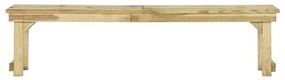 318414 vidaXL Bancă de grădină, 180 cm, lemn de pin tratat
