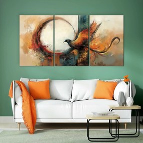 DUBLEZ | Tablou triptic - Phoenix