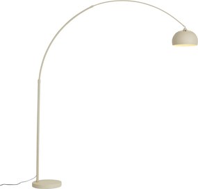 Lampă cu arc modernă bej cu bază de marmură - XXL