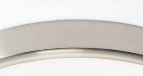 Plafoniera LED design slim BULLY D-28cm crom satin