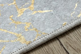 MIRO 11111.2108 covor lavabil Marmură, glamour anti-alunecare - crem / aur - SECUNDAR-COTATI PRODUSUL