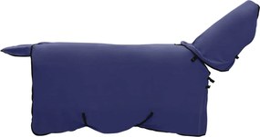 vidaXL Pătură pentru cai Albastru marin Poliester