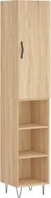 vidaXL Dulap înalt, stejar sonoma, 34,5x34x180 cm, lemn prelucrat