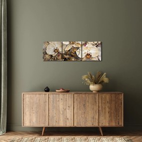 Tablou - Orhidee (cu ceas) (90x30 cm)
