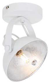 Plafoniera industriala alba cu argintiu 15 cm ajustabila - Magnax
