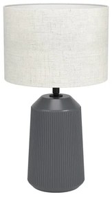 Lampă de masă Eglo 900824 CAPALBIO 1xE27/40W/230V gri