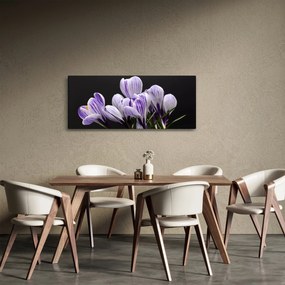 Tablou - Crocus violet (120x50 cm)