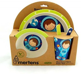 Set tacamuri din bambus Micul Astronaut - Mertens