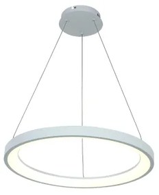 Brilagi - Lustră suspendată pe cablu FALCON SLIM LED dimabil/42W/230V Ø 50 cm albă + telecomandă