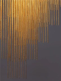 Lustra LED suspendata design modern REVIA aurie