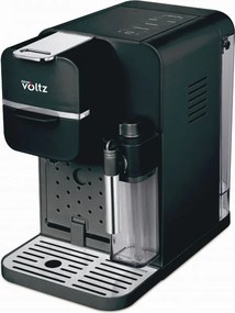 La mâna a doua: Espressor capsule si cafea macinata 8in1 Oliver Voltz OV51171I5, 1350W, 20 bar, Spumare lapte, Negru