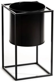 Suport pentru flori RING 40x23 cm negru