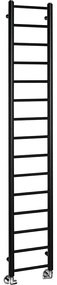 Sapho - Radiator pentru baie DINA 335 W 30 x 174 cm negru mat