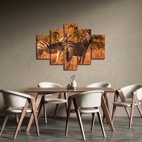 Tablou cu zebre (150x105 cm)
