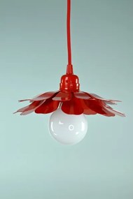 Bohemia-Design - Lampă suspendată pe cablu 1xE27/60W/230V roșie