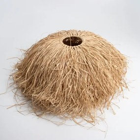 Brilagi - Lampă suspendată LED pe cablu CERIA BOHO, 1xE27/40W/230V, Ø 60 cm, rafie