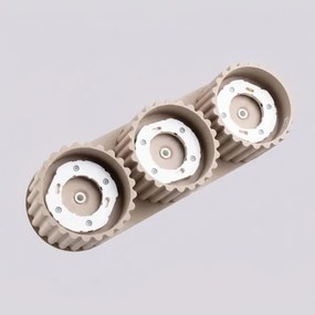 Sollux SL.2635 - Corp de iluminat tip spot AURA 3xGX53/10W/230V taupe