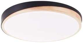 Plafonieră LED dimabilă Brilliant BAARLO LED/36W/230V d. 50 cm negru + telecomandă