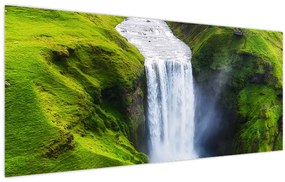 Tablou - Cascada Skogafoss (120x50 cm)