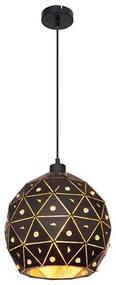Lustră pe cablu Globo 54029H JODIE 1xE27/60W/230V d. 25 cm