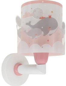Aplică pentru copii WHALE DREAMS 1xE27/15W/230V roz Dalber 61179S