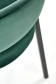 Scaun tapitat k473 – Verde