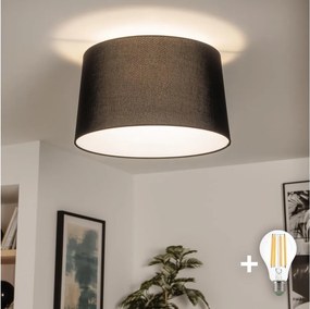 Brilagi - Lustră aplicată LED CERIA, 1x E27/40W/230V, Ø 45 cm, negru
