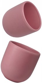 Set 4 Pahare Cafea Novum Roz (Pantone Coral Pink , 250ml) Gresie Glazurata Manual