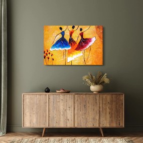 Tablou - Pictură în ulei, balerina (90x60 cm)