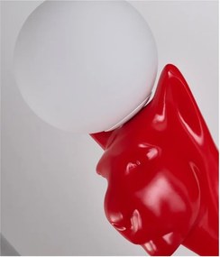 Figurina design decorativ cu iluminat PUMA RED