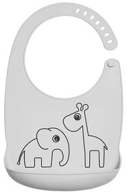 Done by Deer – Bavetica silicon gri – Deer Friends
