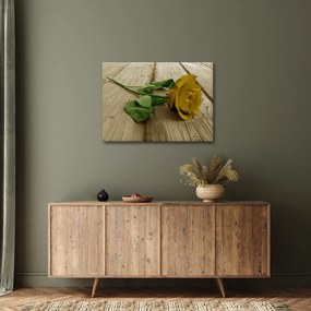 Tablou - Vintage trandafiri galbeni (70x50 cm)