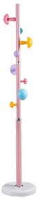 Cuier haine tip pom Violetta metal roz D31x167cm