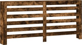 vidaXL Mască de calorifer, stejar fumuriu, 175x20x82 cm lemn prelucrat