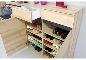 Pantofar în decor de fag cu sertare Lissabon - Germania