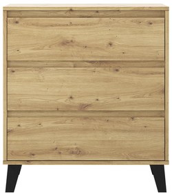 Comoda BOGAN 3S70, stejar artisan