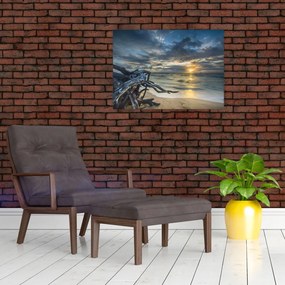 Tablou cu marea în apus de soare (70x50 cm)