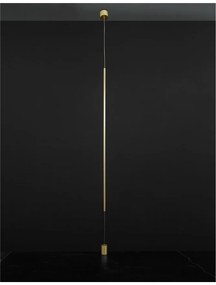 Lampa LED podea/tavan design modern deosebit ELETTRA auriu