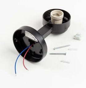 Brilagi-LED RGBW Aplica de exterior HARBOR 1xE27/9W/230V IP33 negru/alb