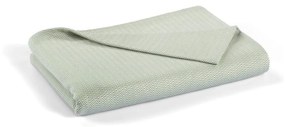 Cuvertură verde din bumbac pentru pat dublu 240x260 cm Lines - Mijolnir
