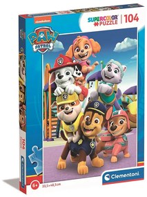 Patrula Cățelușilor Stacked Puzzle Clementoni de 104 piese