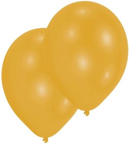 Colorat Metallic Gold Balon auriu, set de 10, 11 inch (27,5 cm)