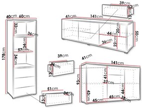 Mobilier living Alkyra III (alb). Promo -16%. 1121750