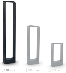 Lampă LED de exterior Brilagi BARI LED/7W/230V 3000/4000/6000K IP54 80 cm